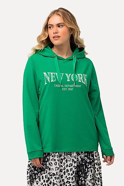 Ulla Popken Sweatshirt Hoodie Städtenamen Kapuze günstig online kaufen