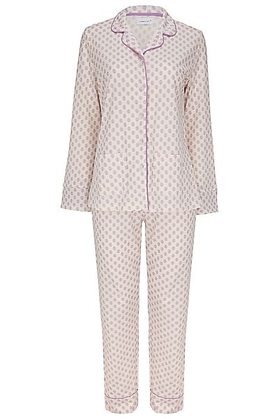 SNOOZE OFF Pyjama Schlafanzug in cremefarben günstig online kaufen