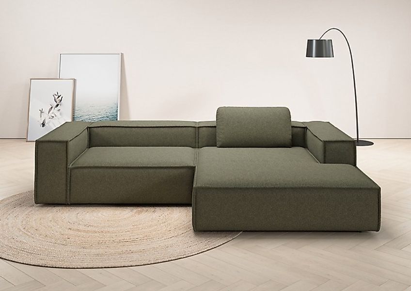 Home affaire Ecksofa »Watertown, modernes XXL L-Form, 306 cm breit« Großzüg günstig online kaufen