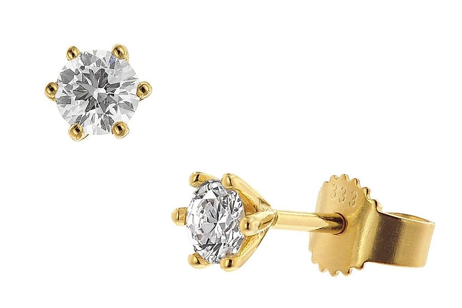 Glizz Paar Ohrstecker Lab Grown Diamant-0,5 ct. Gold 333 Brillant Ohrstecke günstig online kaufen