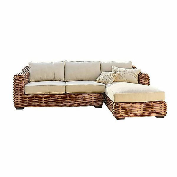 Mirabeau Sofa elegantes Gartensofa Villedieu in mit Récamiere links & Ratta günstig online kaufen