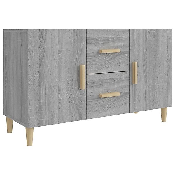 vidaXL Sideboard Grau Sonoma 100x36x60 cm Holzwerkstoff 817466 günstig online kaufen