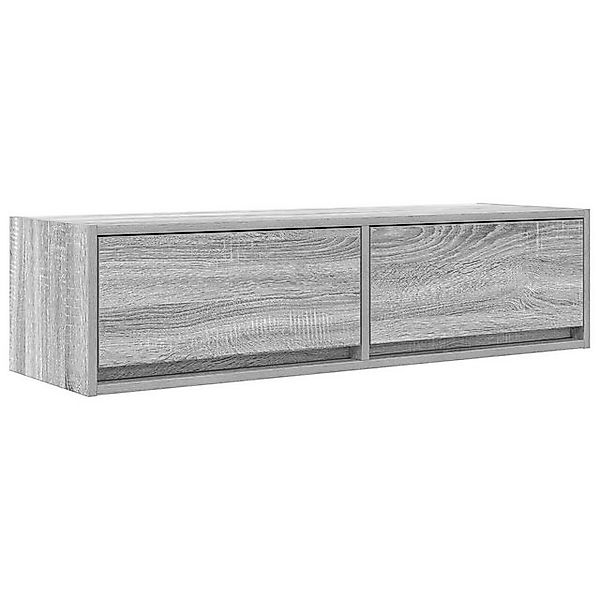vidaXL TV-Schrank TV-Schrank Grau Sonoma 100x31x25,5 cm Holzwerkstoff (1-St günstig online kaufen
