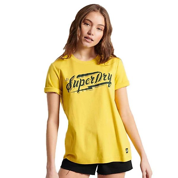 Superdry Bohemian Band Crew Kurzarm T-shirt L Spring Yellow günstig online kaufen