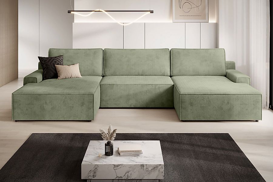 TRENDMANUFAKTUR Wohnlandschaft "Challenge, Schlafsofa mit Bettkasten, Couch günstig online kaufen