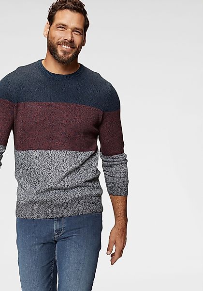 Man's World Rundhalspullover Bis Größe 5 günstig online kaufen