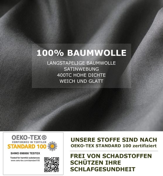 SaladHouse Bettwäsche Satin Bettwäsche-sets: Bettbezug + günstig online kaufen