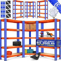 MASKO Schwerlastregal, 3er Set Metall Regalsystem günstig online kaufen