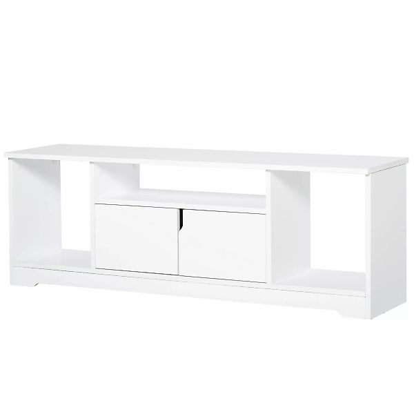 HOMCOM TV-Ständer, TV Schrank, TV-Kommode, Moderner Fernsehtisch mit Schran günstig online kaufen