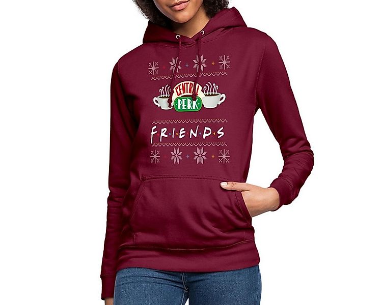 Spreadshirt Hoodie Friends X-Mas Central Perk Damen Hoodie (1-tlg) günstig online kaufen