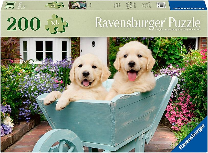 Ravensburger Puzzle Feel Well & Puzzle, Golden Retriever, 200 Puzzleteile, günstig online kaufen