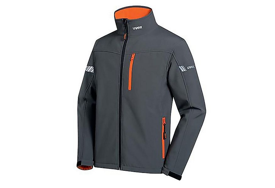 Uvex Softshelljacke Softshelljacke metal grau, orange, anthrazit günstig online kaufen