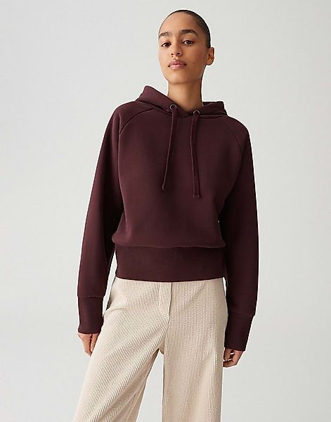 OPUS Hoodie GESIKA aus French Terry Sweatware überschnittene Schulter mit 3 günstig online kaufen