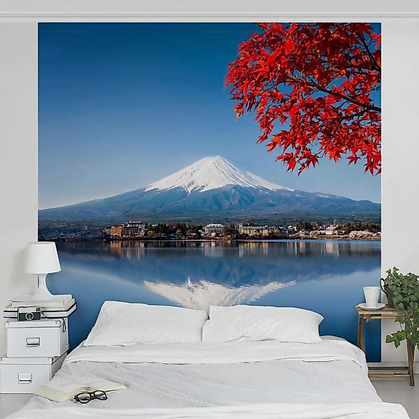Fototapete Berg Fuji im Herbst günstig online kaufen
