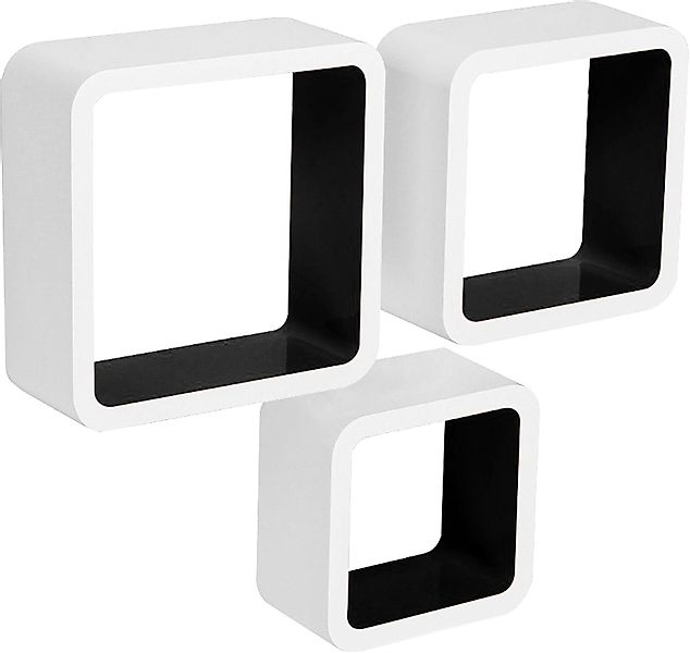 Woltu Wandregal, Cube CD Regal 3er günstig online kaufen