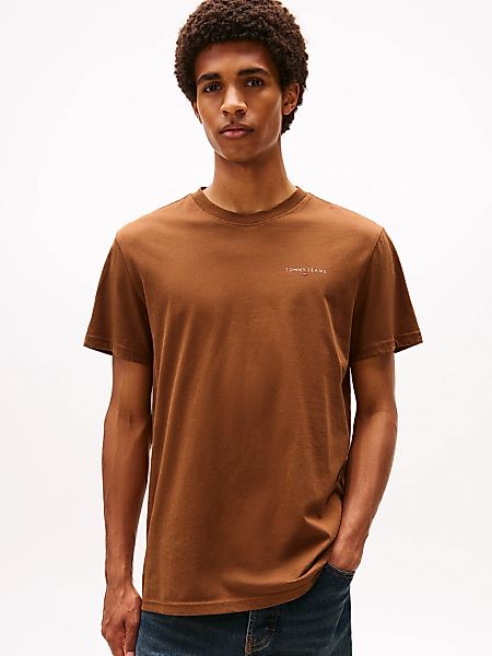 Tommy Jeans T-Shirt "TJM SLIM LINEAR CHEST TEE EXT", Mit Rundhalsausschnitt günstig online kaufen