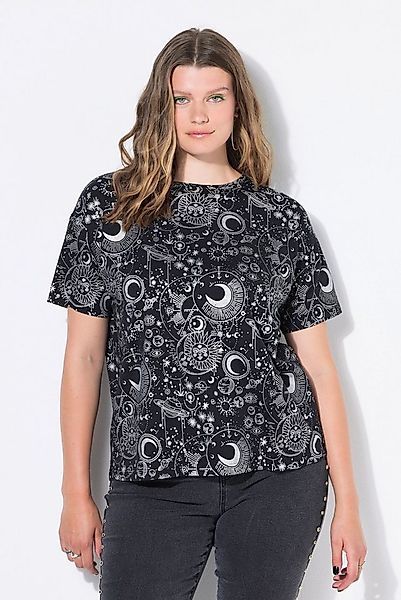 Studio Untold T-Shirt T-Shirt Oversize Shape Sternen-Print günstig online kaufen