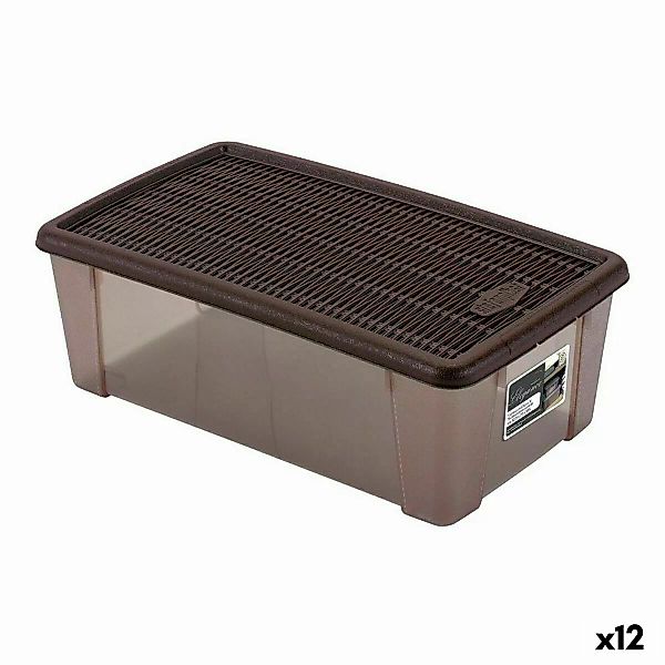 Box Mit Deckel Kunststoff Schokolade 5 L (19,5 X 11,5 X 33 Cm) (12 Stück) günstig online kaufen
