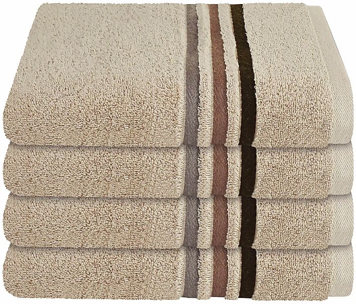 Schiesser Handtücher "Skyline Color aus 100 % Baumwolle mit eleganter Strei günstig online kaufen