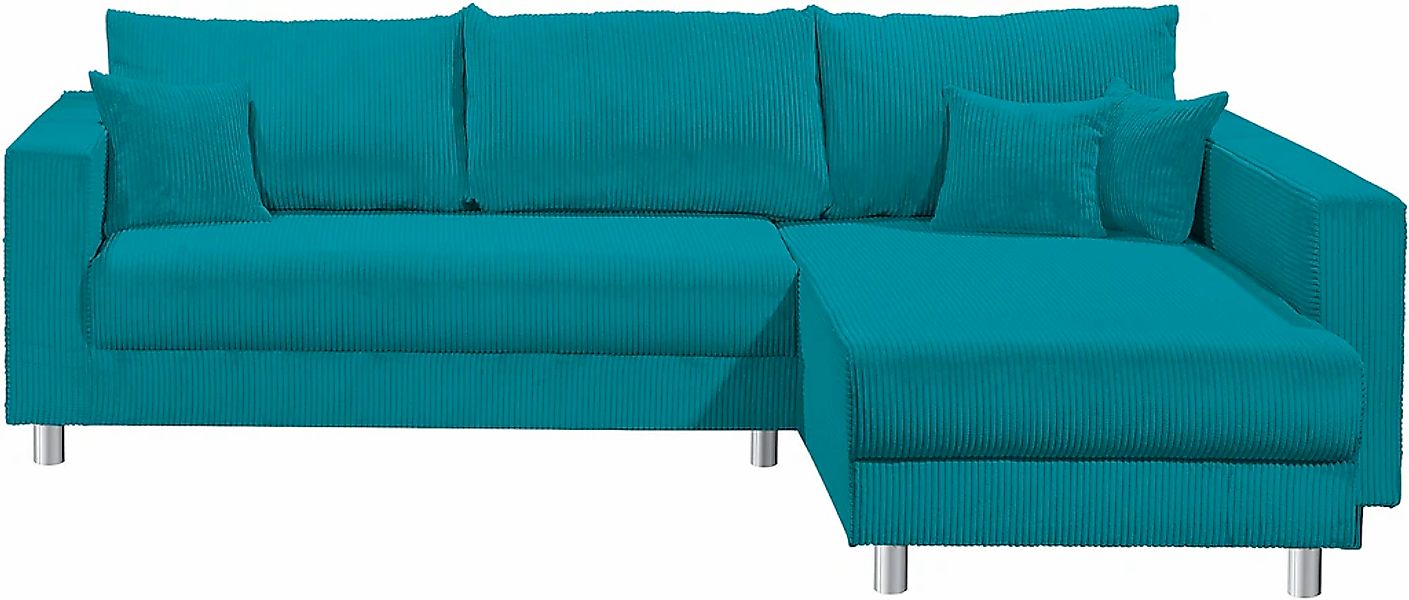 INOSIGN Ecksofa "153", Inkl. Schlaffunktion und großen Strauraum günstig online kaufen