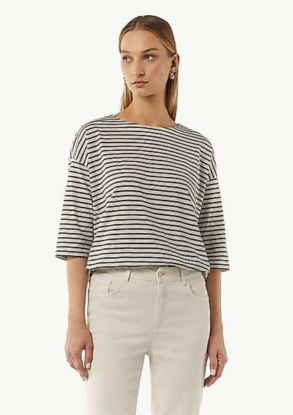 comma casual identity Kurzarmshirt Ringel-Shirt mit günstig online kaufen