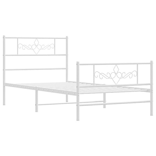 vidaXL Bett Bettgestell mit Kopf- und günstig online kaufen