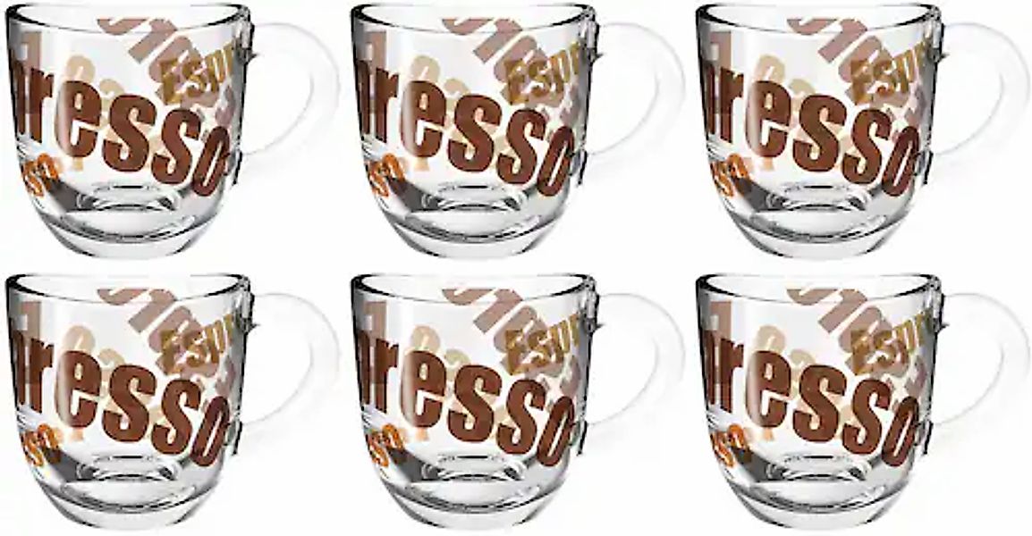 LEONARDO Espressotasse »NAPOLI«, (Set, 6 tlg.), 80 ml, 6-teilig günstig online kaufen