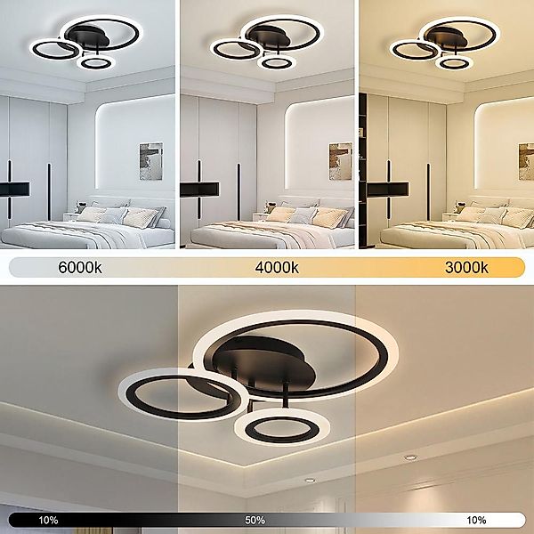 Merry 2024 Deckenleuchte LED Deckenleuchte Dimmbar günstig online kaufen