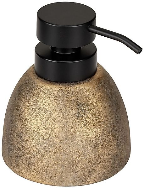 WENKO Seifenspender Tremea, Dosierspender in matter Bronze-Optik, hochwerti günstig online kaufen