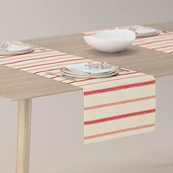 Tischläufer, creme- rot gestreift, 40 x 130 cm, Avinon (129-15) günstig online kaufen