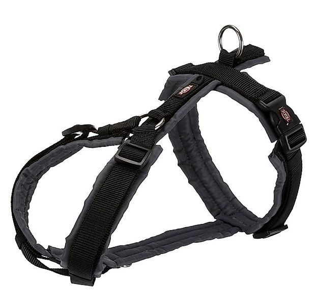 TRIXIE Hunde-Geschirr Trixie Premium Trekking Geschirr - schwarz/grafit Grö günstig online kaufen