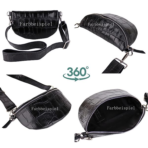 MIRROSI Bauchtasche UNISEX, Echtleder, Leder, Made in Italy, Umhängetasche, günstig online kaufen