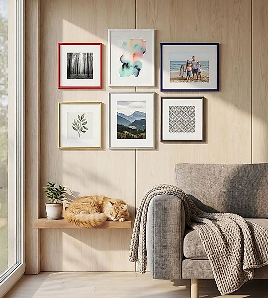 IDEAL TREND Bilderrahmen New Lifestyle Set Bilderrahmen Wanddeko Collage Po günstig online kaufen