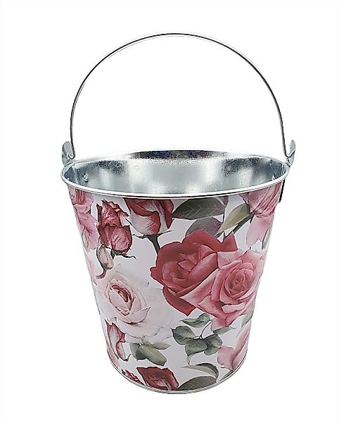 Linoows Pflanzkübel Übertopf, Pflanztopf, Blumentopf, Metalleimer günstig online kaufen