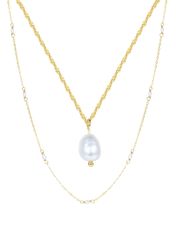 Hey Happiness Perlenketten-Set Damen 2-tlg., Schmuckset, günstig online kaufen