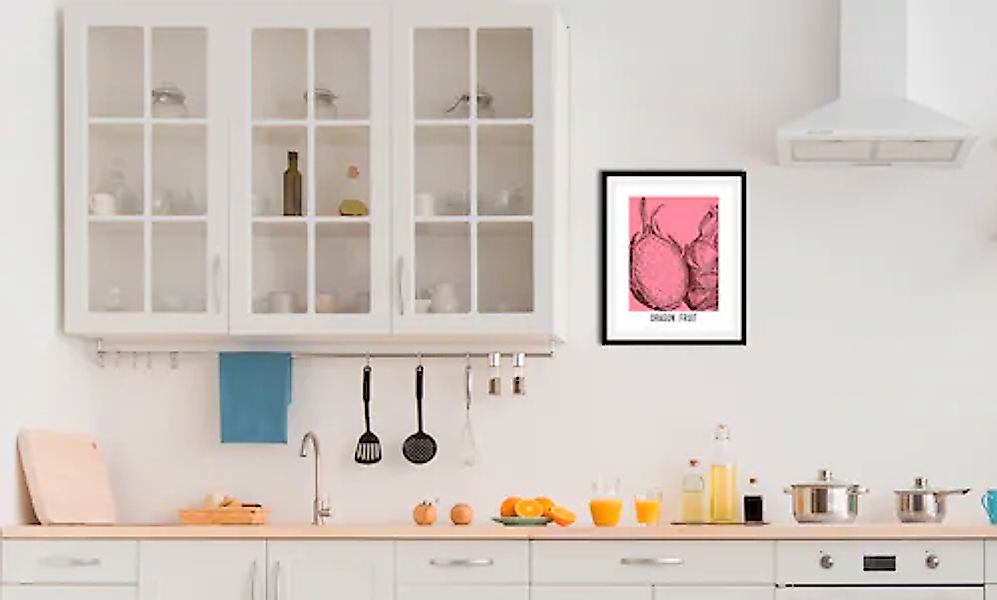 queence Bild »Dragon Fruit«, Obst-Obst Bilder-Essen-Lebensmittel-Kunst-Schr günstig online kaufen