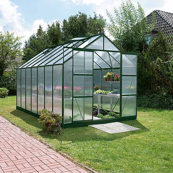 Vitavia Gewächshaus Uranus 11500 Smaragd 11,5 m² inkl. Fundament günstig online kaufen