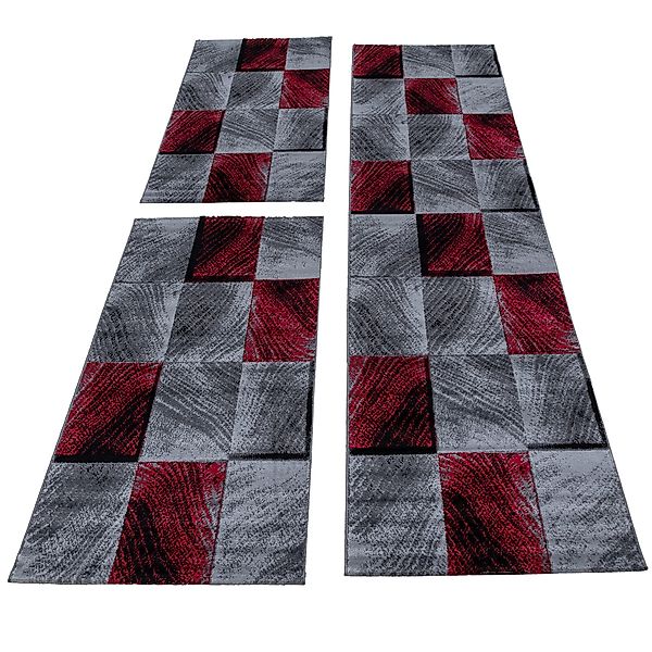 Carpettex Kurzflor-Bettumrandung Kariert Design, Höhe 6 günstig online kaufen
