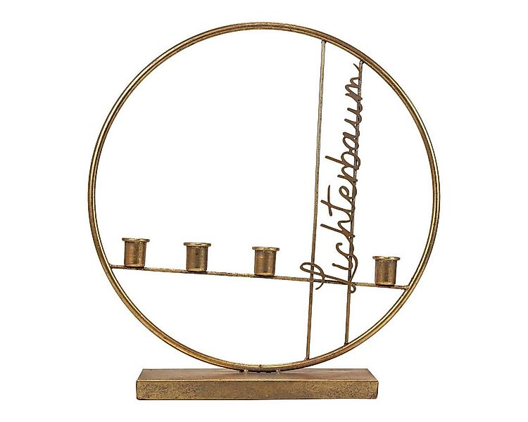 Viana Kerzenhalter Kerzenhalter Ring Metall Dekoration für Tisch und Fenste günstig online kaufen