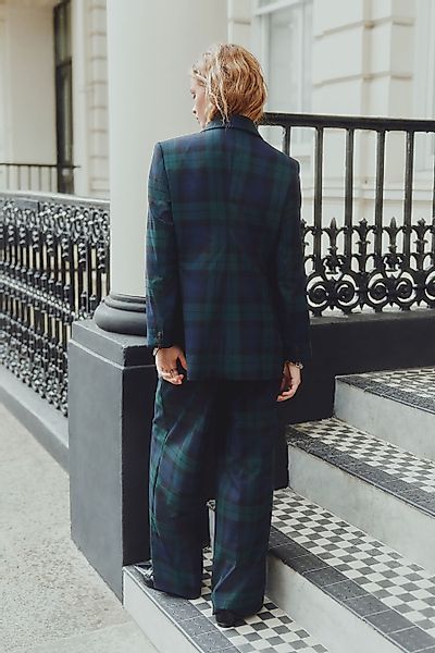 Next Anzugsakko Einreihiger Tartan-Blazer (1-tlg) günstig online kaufen