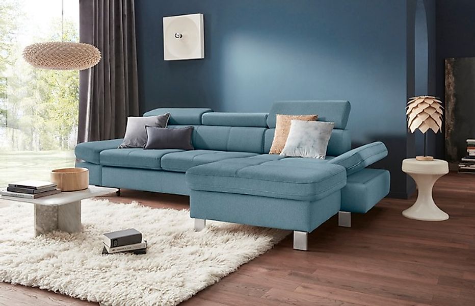 exxpo - sofa fashion Ecksofa »Fiji, hochwertige Detailverarbeitung im Sitz günstig online kaufen