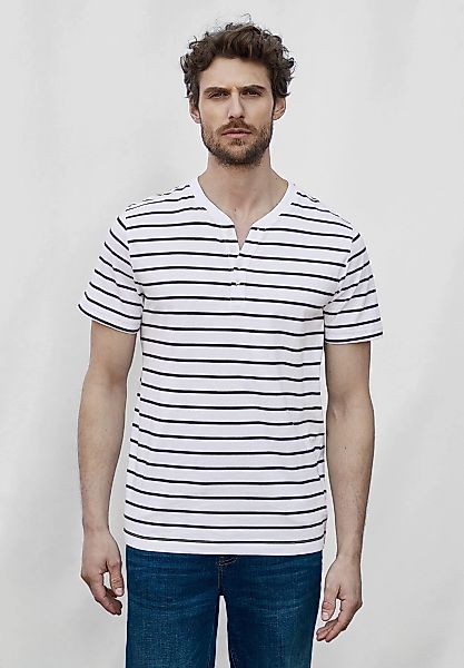 STREET ONE MEN T-Shirt, aus reiner Baumwolle günstig online kaufen