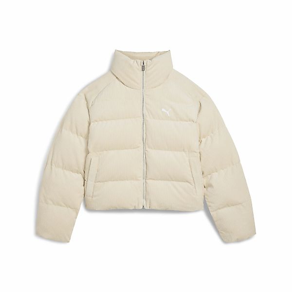 PUMA Winterjacke "Wardrobe Essentials Cord-Pufferjacke Damen" günstig online kaufen