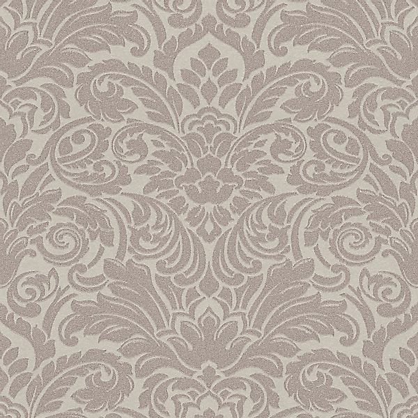 PROFHOME 305452-GU Barock Tapete Ornament Matt Bronze Braun 0,52 m x 10,05 günstig online kaufen