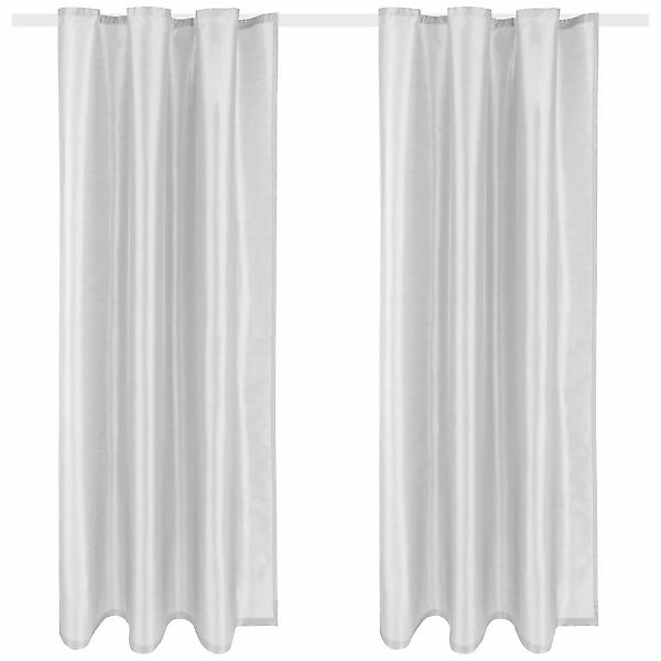 Arsvita 2er Pack Gardine Blickdicht Alessia mit Universalband 140 cm x 175 günstig online kaufen