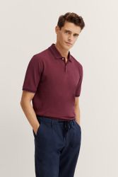 bugatti Poloshirt mit Kontraststreifen und Bruststickerei günstig online kaufen