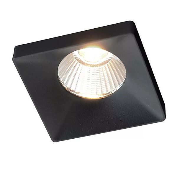GF design Squary Einbaulampe IP54 schwarz 2.700 K günstig online kaufen