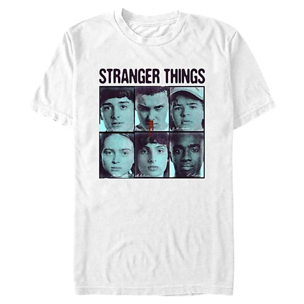 Netflix - Stranger Things - Halftone Gang - Männer T-Shirt günstig online kaufen