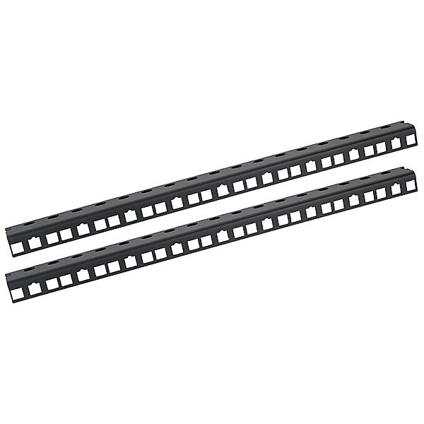 HMF 66809 Rackschiene für Serverschrank 2 Stück 10 Zoll 9 HE Schwarz günstig online kaufen