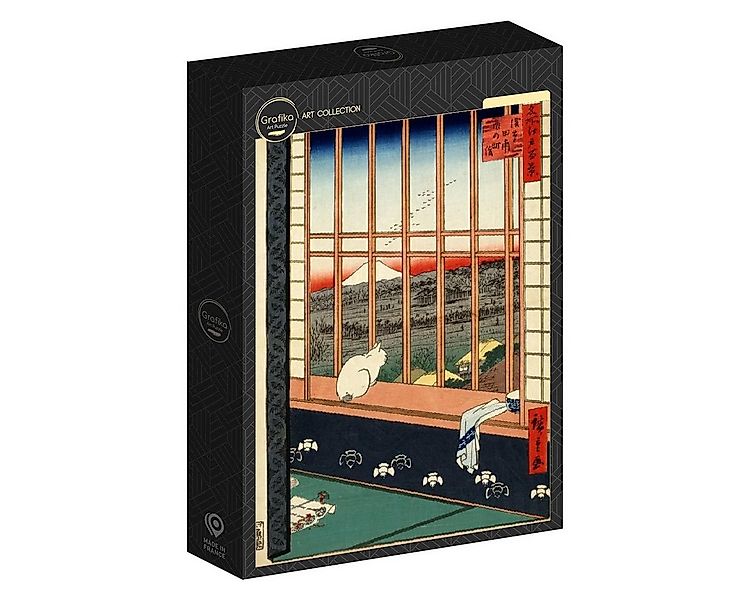 Grafika Art Puzzle Puzzle Utagawa Hiroshige - Rizières d'Asakusa et Festiva günstig online kaufen